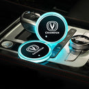 SK983-Led water coaster water glass atmosphere light Sticker  car Accessories