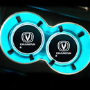 SK983-Led water coaster water glass atmosphere light Sticker  car Accessories