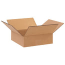 10 x 10 x 3 Corrugated Cardboard Boxes, Flat 10"L x 10"W x 3"H, Pack of 100 | Shipping, Packaging, Moving, Storage Box for Home or Business, Strong Wholesale Bulk Boxes
