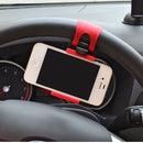 SK912-Car Steering Wheel Phone Clip Mount Holder Universal Bike Auto Camera GPS Stand Bracket For Phone
