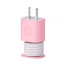 SK247-Silicone Charger Protector Case With Cord Winder