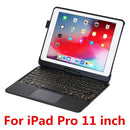 SK195-Rotate Backlit Touchpad Keyboard Case