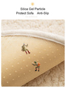 SK333-Plush Couch Cover