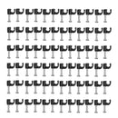 SK308-100pcs Plastic Cable Clips