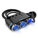 SK572-Car Charger One Drag Three Cigarette Lighter