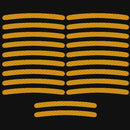 SK422-20pcs Car Wheel Hub Reflective Sticker