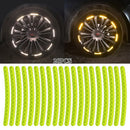 SK422-20pcs Car Wheel Hub Reflective Sticker