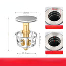 SK334-Wash Basin Sink Leaking Plug Push Type