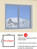 SK326-Window Keep Warm Film Double Layer Windproof Curtain