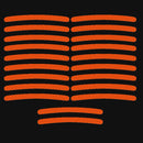 SK422-20pcs Car Wheel Hub Reflective Sticker