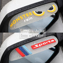 SK439-Car Rear View Mirror Sticker Rain Eyebrow