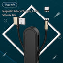 SK197-Magnetic Rotatable Retractable 3-in-1 Data Cable