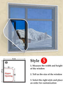 SK326-Window Keep Warm Film Double Layer Windproof Curtain