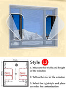 SK326-Window Keep Warm Film Double Layer Windproof Curtain