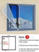 SK326-Window Keep Warm Film Double Layer Windproof Curtain