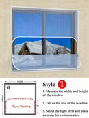SK326-Window Keep Warm Film Double Layer Windproof Curtain