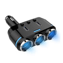 SK572-Car Charger One Drag Three Cigarette Lighter
