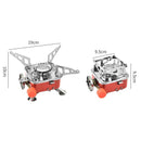 SK320-Windproof  Ignition Lotus Gas Burner With Adapter