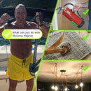 SK797-Fishing Magnet with Lifting Ring Magnetic Retrieving Lake Treasure Hunt Collects