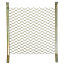 High-quality expanded steel wire, bright galvanized finish. Reinforced edges on all sides. For 5-gallon buckets 10" w x 11-1/2" l. Packed in a self-sell display carton.