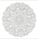 TTBF-Medallion Lace Pattern Round Paper Doilies