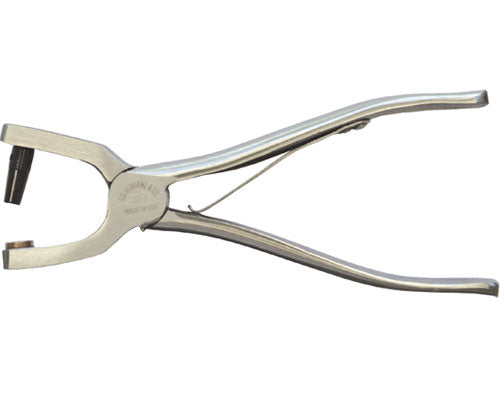 Forged steel frame, highly polished. Fitted with replaceable screw tubes. The reach distance from the cutting tube to the back of jaw is 1 1/2″. Made in sizes 000 to 10 Weight each 14 oz.