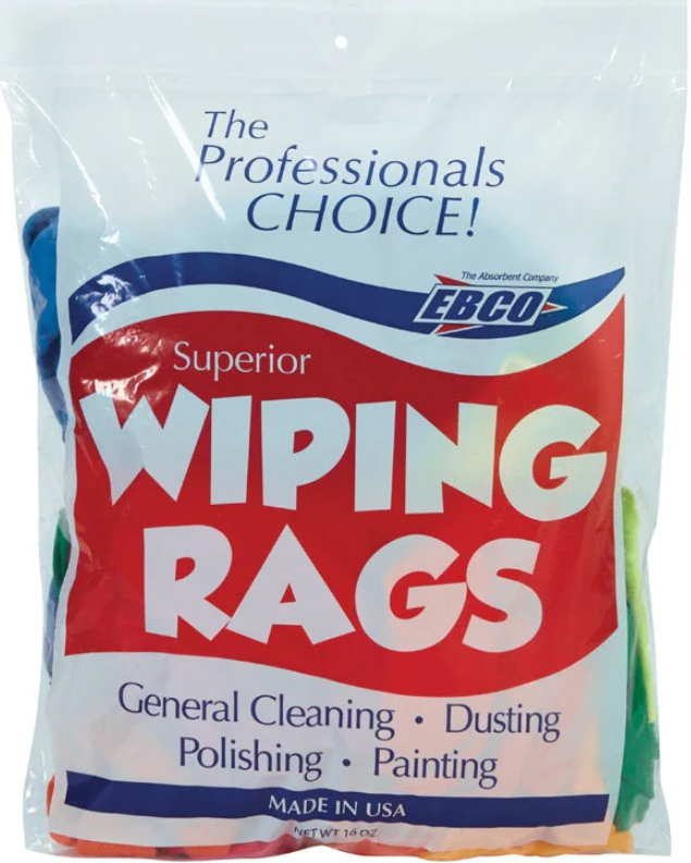 TTBF-SUPERIOR WIPING RAGS, MULTICOLORED
