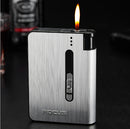 SK999-Aluminum alloy  flame automatic cigarette case