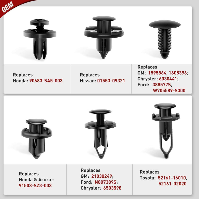 SK986-Car Universal Plastic Fender Clip