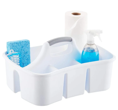 TTJG-Divided Ultra Caddy, White w/Titanium Insert, 4-Compartments