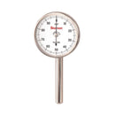 Starrett Universal Dial Test Indicator Set with Back Plunger for Full Use - White Face, 0-100 Reading, .200" Range, 0.001" Graduation, 1/4" Shank Diameter for Mounting - 196B1
