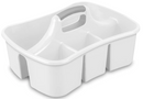 TTJG-Divided Ultra Caddy, White w/Titanium Insert, 4-Compartments