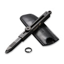CIVIVI Precision Tweezers for Splinters, Retractable Tweezers with Leather Sheath for Men EDC Easy Keychain Carry, Tac-N-Tweeze Tweezers Designed By Bob Terzuola C19062B-A