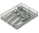 TTJG-Steel Mesh Metal Cutlery Tray, 5-Compartment, Small
