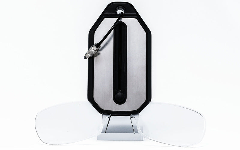 SK967-Mini Nose Clip On Portable Reading Glasses Men For Women Rimless Portable Magnifying Presbyopic Glasses Eyewear Ladies