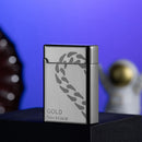 SK987-Strong Windproof Red Flame Lighter Ratchet Roller Zinc Alloy Machine