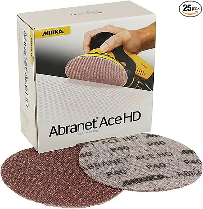 Mirka AH-232-040 Abranet Ace HD Net Grip Disc,grey