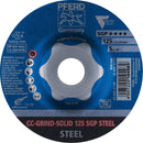 PFERD 5"" CC-Grind-Solid - 7/8"" A.H. - SGP Steel (61168) (10/Each)