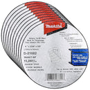 Makita 10 Pack - 4 Inch Cut Off Wheels For 4" Grinders - Aggressive Cutting For Metal & Stainless Steel
