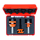 CMT 800.624.11 3-Piece Adjustable shaker router bit set, 1/2-Inch Shank
CMT orange router bits have been rated the