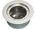 InBox cover kit. Recessed receptacle and low voltage keystone for new concrete. Installs in Arlington's FLBC4500 and FLBC4502 box. Metallic nickel-plated brass cover.