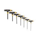 7 Piece Metric T-Handle Ball End Hex Key Set