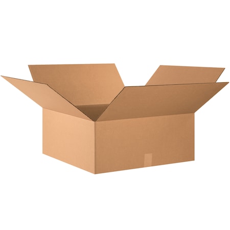 Corrugated Cardboard Shipping and Mailing Boxes, 24" L x 24" W x 10" H, Brown/Kraft, Easy-to-Assemble, Great for Small Businesses (Pack of 10)