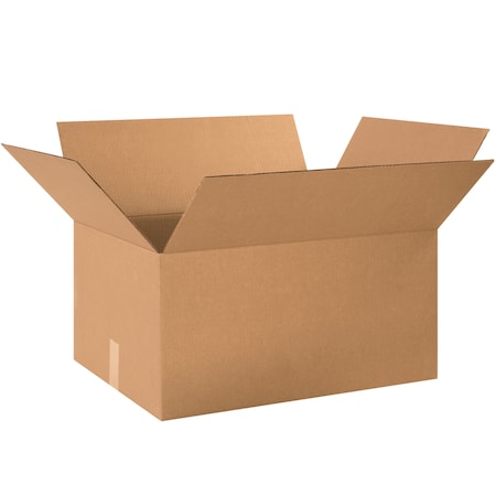 Corrugated Cardboard Shipping and Mailing Boxes, 24" L x 18" W x 12" H, Brown/Kraft, Easy-to-Assemble, Great for Small Businesses (Pack of 10)
