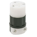 LEVITON 5269-C Black & White Straight Blade Connector