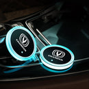 SK983-Led water coaster water glass atmosphere light Sticker  car Accessories