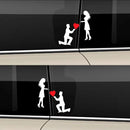 SK978-Rear windshield Car Decals Waterproof