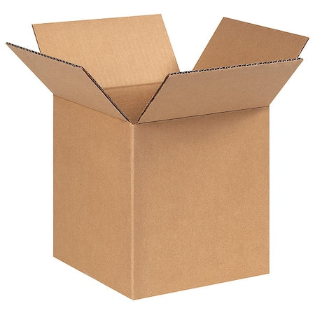 889 Corrugated Cardboard Box 8" L x 8" W x 9" H, Kraft, for Shipping, Packing and Moving (Pack of 25)