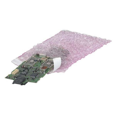 (150 Pack) 15 x 17-1/2 Inch, Self-Seal Anti-Static Bubble Pouch Bags, Pink, for Cushioning, Electronics, Packing, Shipping, and Storage