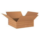 MD18186 Multi-Depth Corrugated Cardboard Box 18" L x 18" W x 6" H, Kraft, for Shipping, Packing and Moving (Pack of 20)